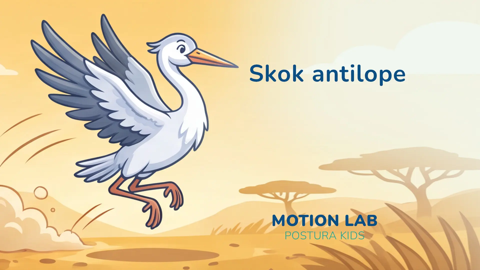 Postura Kids vježba - Skok antilope